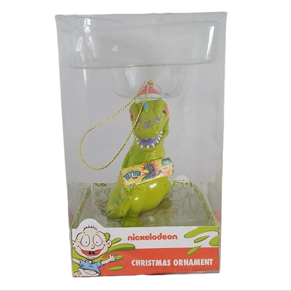 Nickelodeon Other - NEW Nickelodeon Rugrats Reptar T-Rex Christmas Ornament